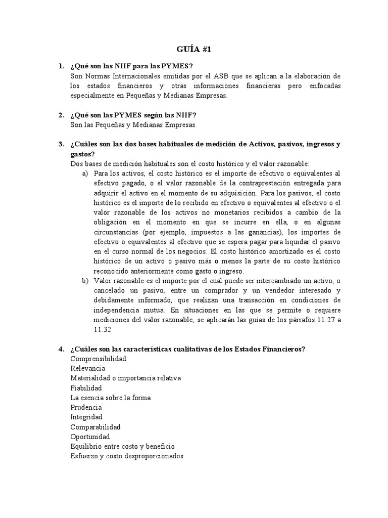 Guía Contabilidad II | PDF | Efectivo | Estado financiero