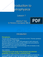 Introduction To Petrophysics 1