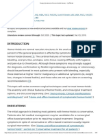 Surgical Treatment of Hemorrhoidal Disease - UpToDate