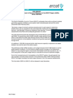 Preliminary Seasonal Assessment of Resource Adequacy For The ERCOT Region (SARA) Winter 2020/2021