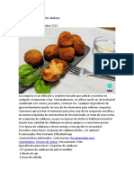 Croquetas de Calabaza