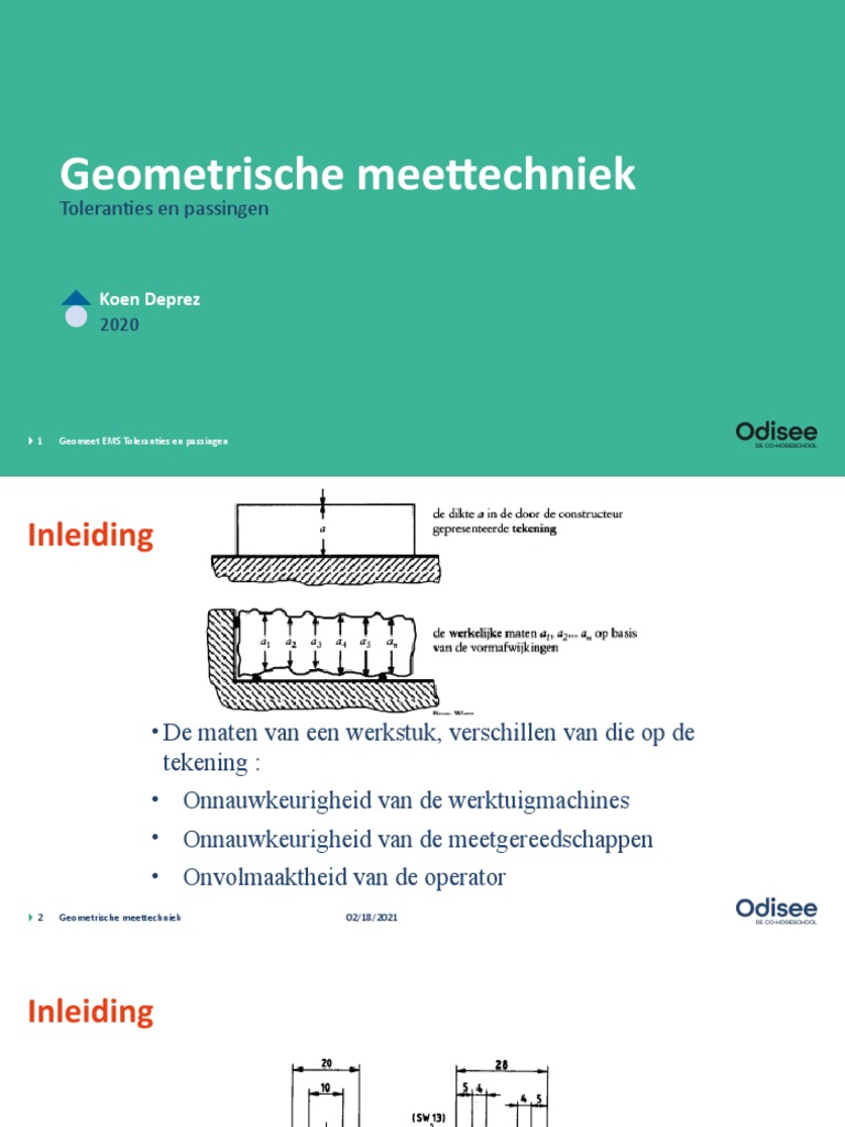 2020 Toleranties en Passingen Geomeet EMS | PDF
