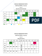 Jadual PDPR 2.0 PERIBADI