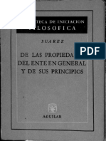 Suarez - De las propiedades del ente en general y sus principios_Parte1