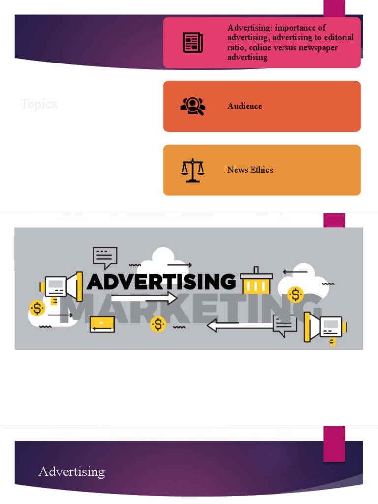 Topics: Advertising: Importance of Advertising, Advertising To ...