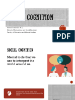 Social Cognition and Perception (1)