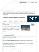 Aromatics: Worldwide Demand For Benzene Derivatives and Polyester Fiber/resin Is Growing Faster Than 6% Each Year