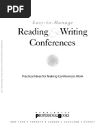 Easy-to-Manage Reading & Writing Conferences