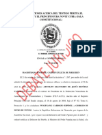 CONSIDERACIONES ACERCA DEL TESTIGO PERITO, EL TESTIMONIO Y EL PRINCIPIO IURA NOVIT CURIA (SALA CONSTITUCIONAL)
