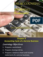 Chapter 9 - Accounting Cycle of A Service Business