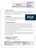 Elaboracion Fichas Manejo Preventivo de Sustancias Quimicas