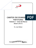 Partituras Catolicas album Cantos do Evangelho Vol 02 Páscoa