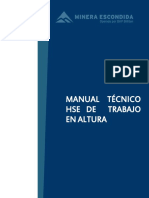 Manual Técnico Hsec de Trabajo en Altura