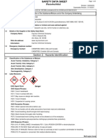 Safety data sheet for phenobarbital