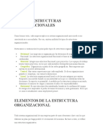 Tipos de Estructuras Organizacionales