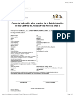 Curso de Inducción A Los Puestos de La Administración de Los Centros de Justicia Penal Federal 2020-2