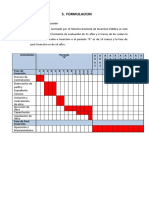 5.0 FORMULACION