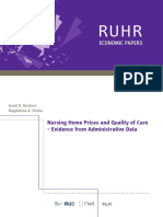 Nursing Home Prices and Quality of Care - Evidence From Administrative Data