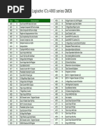 Tabla de Compuertas CMOS