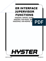 User Interface Supervisor Functions: N35ZDR2, N45ZR2 (D264) N30ZDR2, N35-40ZR2 (E470) N30ZDRS2, N35-40ZRS2 (B265)