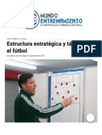Estructura Estratégica y Táctica en El Fútbol - Mundo Entrenamiento