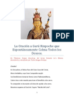 La Oracion A Guru Rinpoche Que Espontane