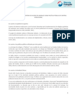 Análisis Crítico de Los Centros de Acopio de Animales Como Política Pública de Control Poblacional