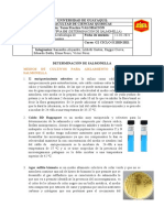 Determinación de Salmonella