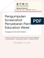 Pengumpulan Screenshot Penyebaran Pamflet Education Week