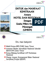 Kemitraan Hotel Dan UMKM Disparta Kota Surabaya