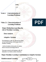 2.1-Characterization of Learning Problems