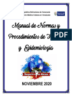 Manual de Normas y Procedimientos de Higiene y Epidemiología