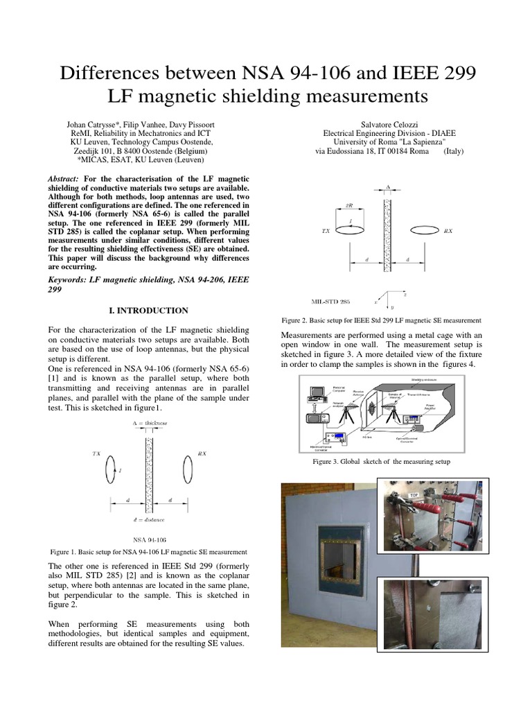 Nsa 94 106 – SCIF and Radio Frequency Secured Facility Design, Part 2 ...