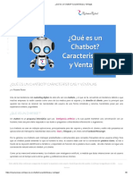 ¿Qué Es Un Chatbot - Características y Ventajas