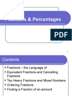 Fractions & Percentages