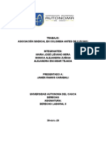 Evolución del derecho de asociación sindical en Colombia antes de 1991