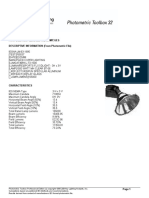 Calculations Based On Published IES Methods and Recommendations. Results Derived From Content of Manufacturers IES Format Photometric File