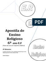 Apostila Ensino Religioso 6 Ano 4 Bimestre