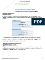 Configuracion OpenVox GSM Elastix