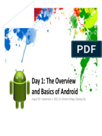 Android Dev Training - Day 1