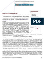 El Constructivismo en La Evaluación de Los Aprendizajes Del Álgebra Lineal