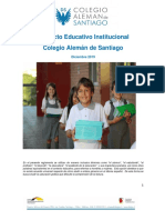 Proyecto Educativo Institucional Colegio Aleman de Santiago