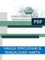 Harga Perolehan Dan Pengalihan Harta