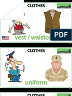 Clothes & Accessories in English