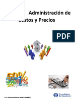 Admon Costos y Precios I, II