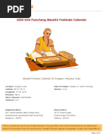 2020 Drik Panchang Marathi Festivals v1.0.0