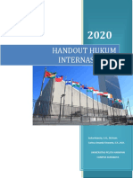 HANDOUT International Law 2020