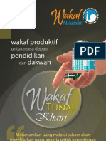 Download Brosur Wakaf Tunai Khairi by Wakaf Al-Azhar SN49511595 doc pdf