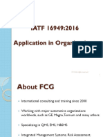 IATF 16949_2016 Application in Organizations.