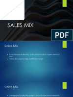 Sales Mix